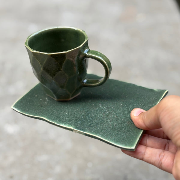 The Diamond faceted Espresso set