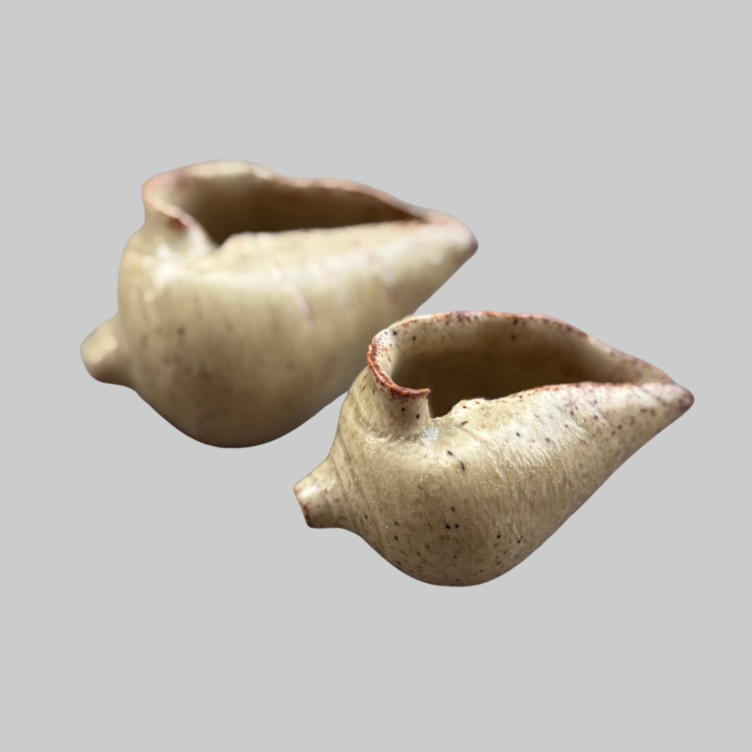 Shell Oil Diyas - Pair