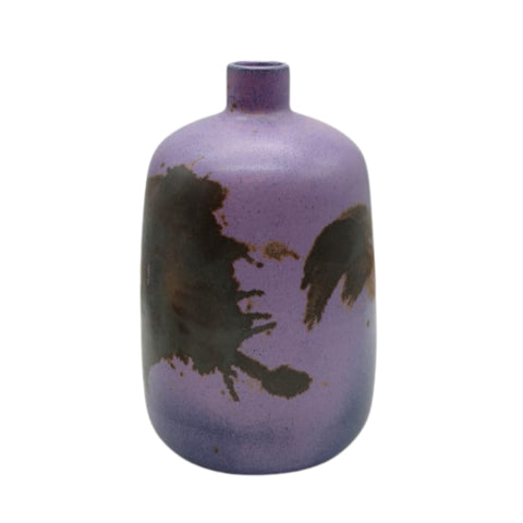 Aubergine broad shoulder vase
