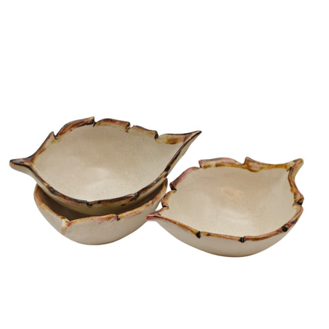 Autumn Leaves Nut bowls (set of 3)