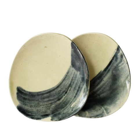 Pebble Canapé Plates (Pair)