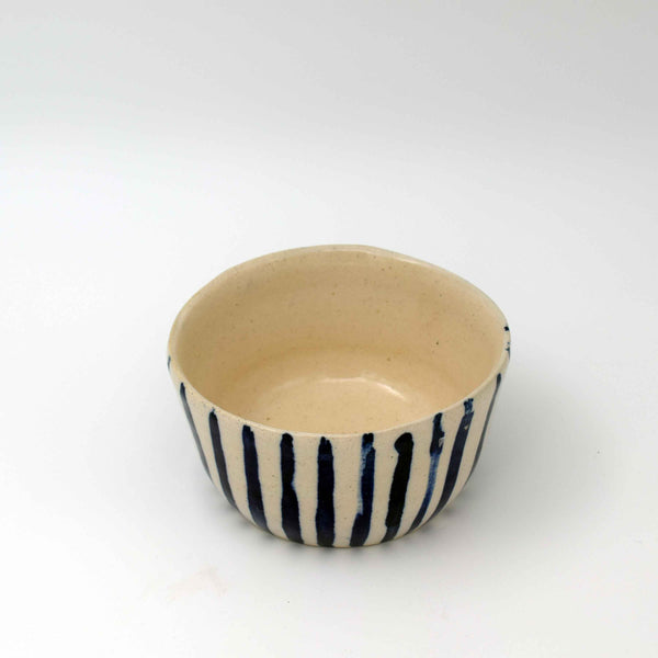 Stripe painted Bowl (Set of 2)