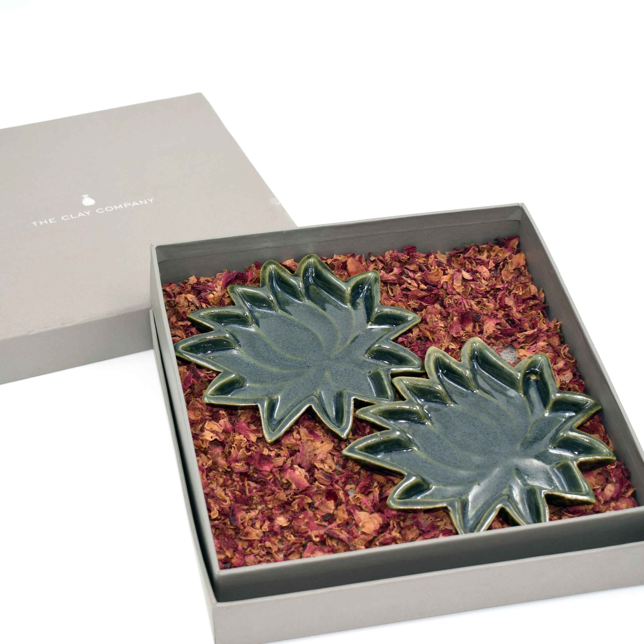 lotus trinket plates (Pair)