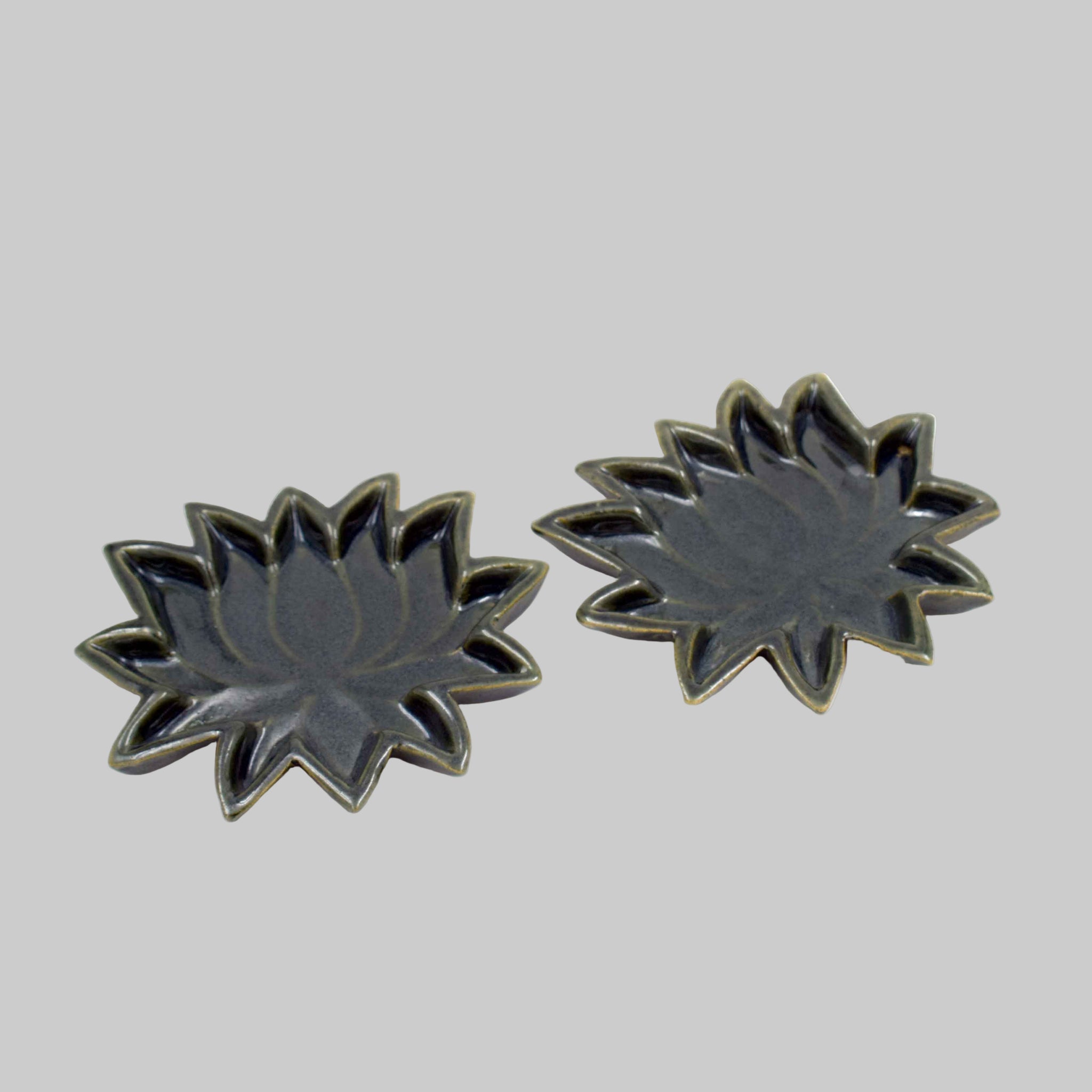 Lotus Trinket Plates (Pair)