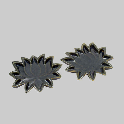 Lotus Trinket Plates (Pair)